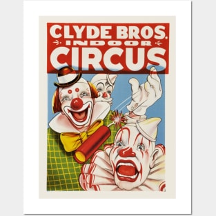 Antique circus poster Posters and Art